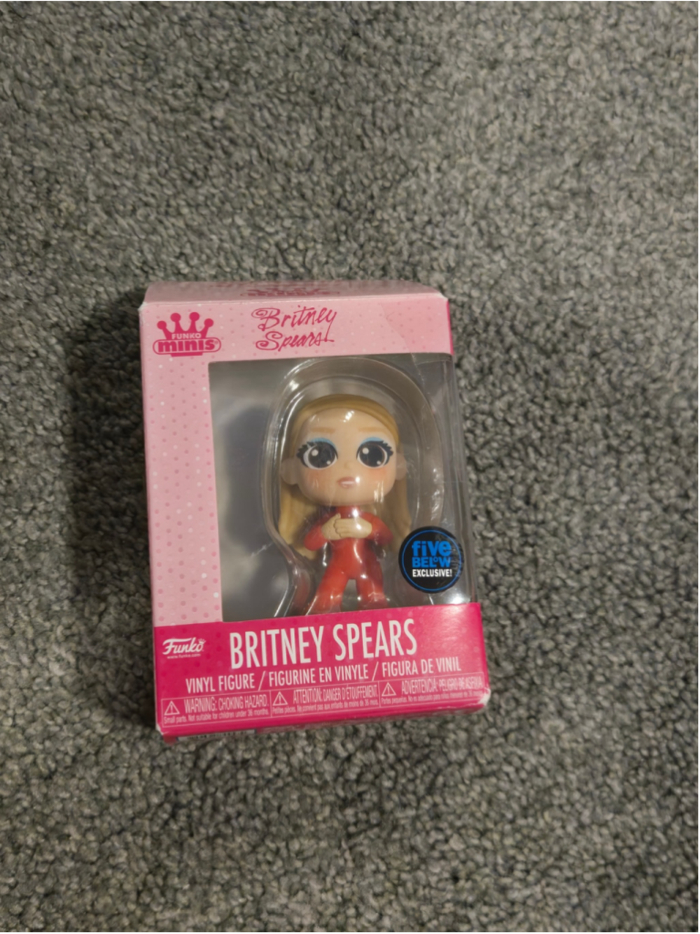 Funko Minis Britney Spears Vinyl Figure, Girls One Size, Pink and Red